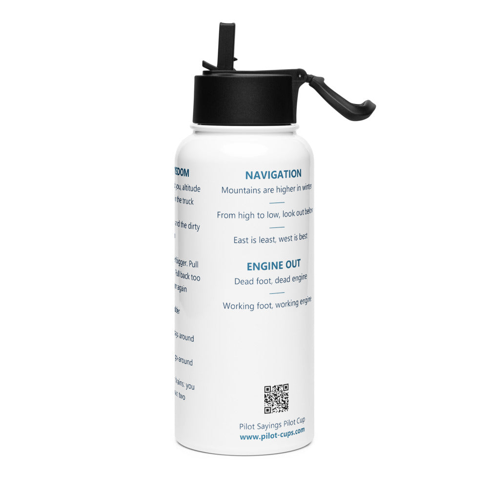 Unable. Before coffee. – Botella – blanco – vista izquierda